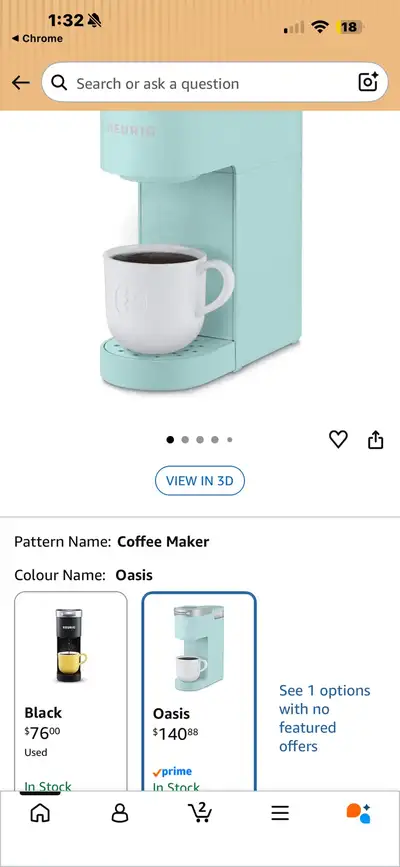 Keurig Coffee Maker, View more