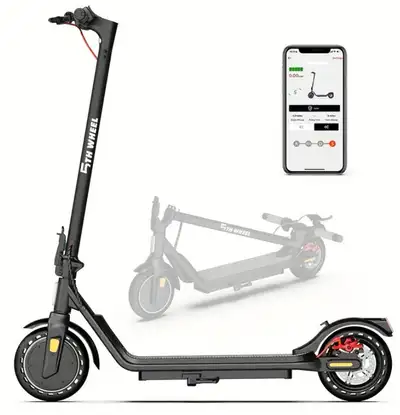 Brand new in box 5TH WHEEL W16S 300W Electric Scooter with Turn Signal, 8.5" Solid Tires, 30kph & 20...