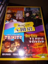 OLDER GREAT 4 MOVIE PACK OF WESTERNS ON DVD