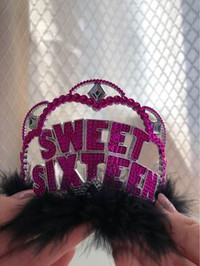 Small Sweet Sixteen Birthday Crown