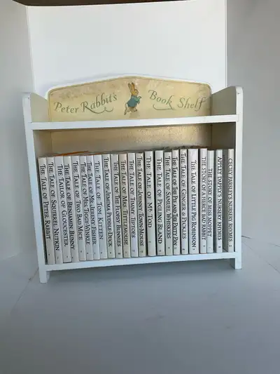 Peter Rabbit’s Book Shelf and Books, View more