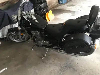2007 Kawasaki 500 Vulcan. Works great. New battery last year. New front and back tire 3 seasons ago.