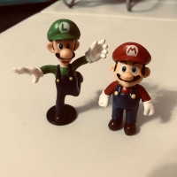 2007 Mario and Luigi figures 2.5" Vintage (price for both)