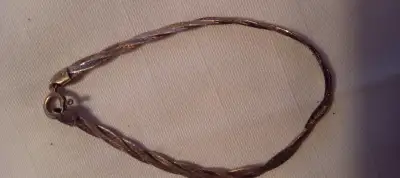 VINTAGE 925 STERLING SILVER BRACELET, View more