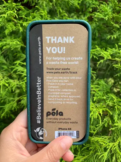 Pela case for iPhone XS. Brand new, never used. Canadian company, durable and eco-friendly! Retails...
