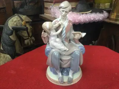 Spanish Lladro Porcelain Figurine “Daddy’s Girl”, 1989-1996, View more