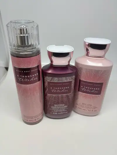 Bath & Body Works A Thousand Wishes gift set brand new Enhance your fragrance collection with this B...
