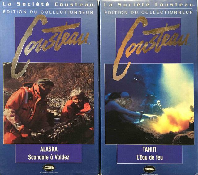 Jacques-Yves Cousteau - VHS - 7 cassettes dans CD, DVD et Blu-ray  à Granby - Image 3