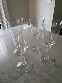 Large wine or water goblets