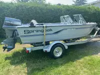 1988 springbok aluminum boat 17.6 FT