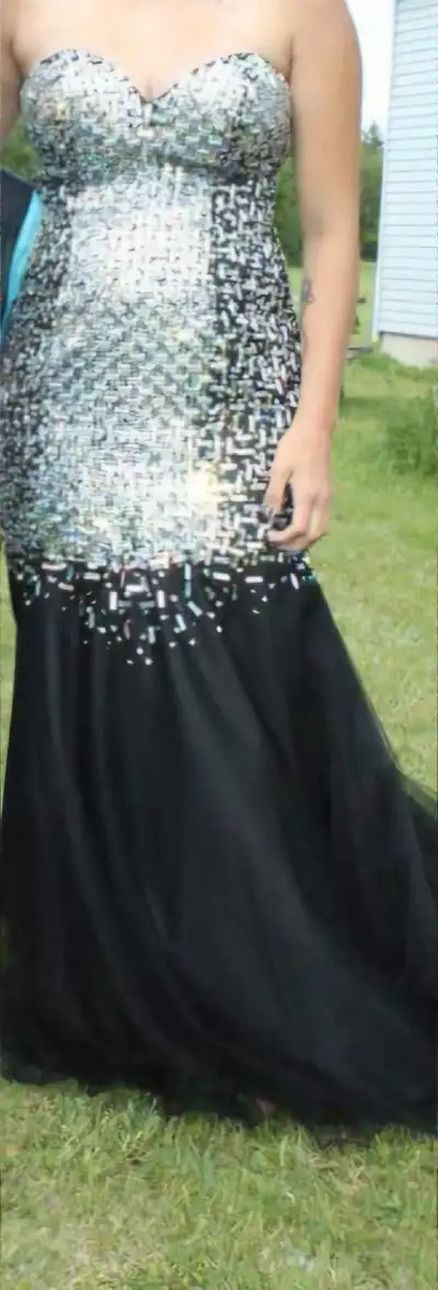 Promdress for sale. Only worn couple of hours. Size 4. $250 obo.