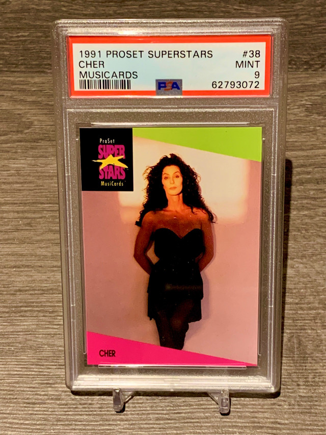 1991 Proset Superstars - Cher - PSA 9 in Arts & Collectibles in City of Toronto