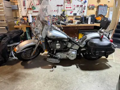 I'm selling my used Harley-Davidson motorcycle, a true classic with a smooth ride and iconic style....