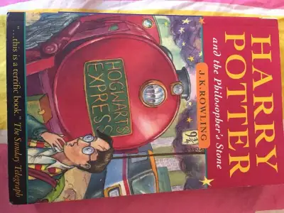 Harry Potter  and philosophers stone first edition , View more