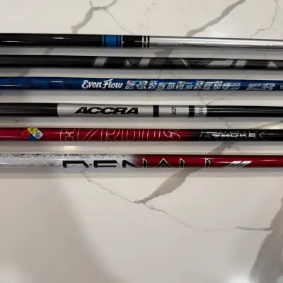 TaylorMade Driver Shafts, prices below. All tips work for both right hand and left hand drivers. Sha...