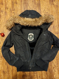 TNA winter jacket size Small black