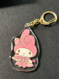 Sanrio My Melody pink keychain