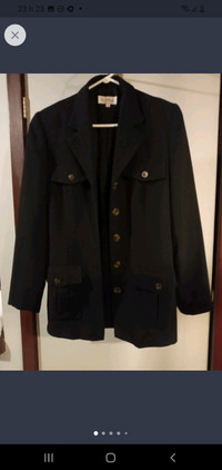 Manteau habiller  noir , château, grandeur 9