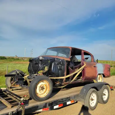 58 studebaker 4 door Very little rust this car is solid. Doors are there Hood and trunk lid Front an...