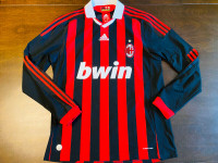 2009-2010 - Vintage AC Milan Soccer Jersey - Longsleeves - Large