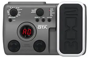 Zoom G1X Guitar Multi Effects Pedal Silver Tested And Working, View more