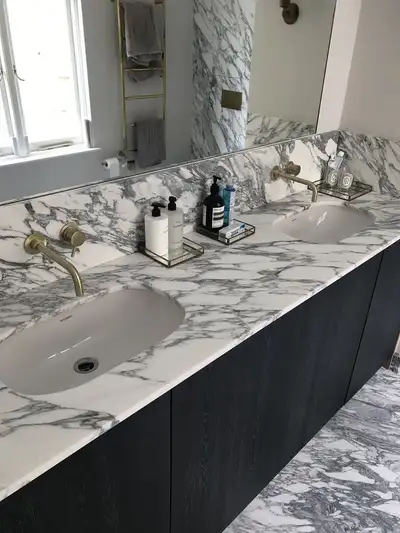 Bathroom Vanity with Integrated Sink, View more