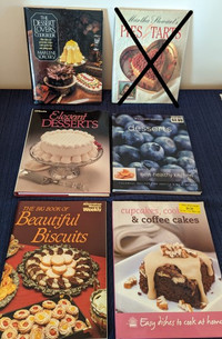 Cookbooks for desserts and biscuits