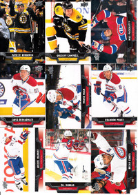 2013-14 UPPER DECK SERIE 1 1-200 SERIE 2 251-450