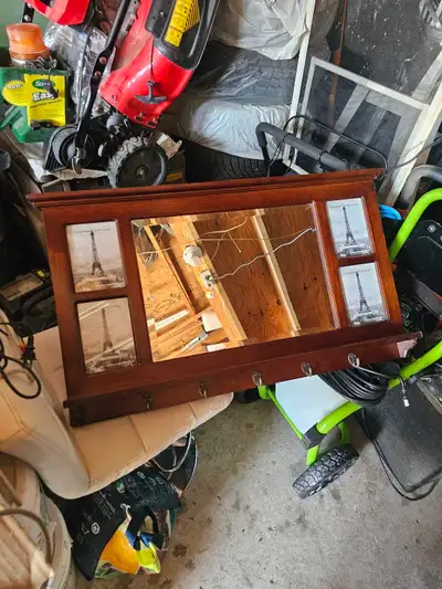 Wall Mirror With Photo Frames and Hooks 10/10 condition, View more