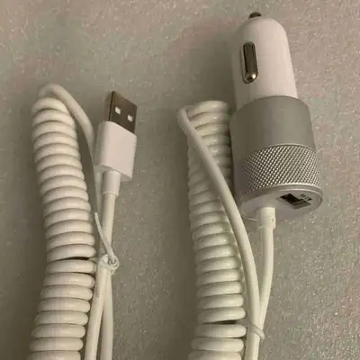  new- 2 pieces-  Lightning Cable Series Dash 121c Car Charger., View more