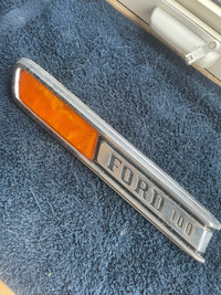 1968-1972 F-150 side hood ornament/ reflector 