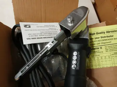 Dynabrade 40610: Electric Dynafile Ii Abrasive Belt Tool, View more