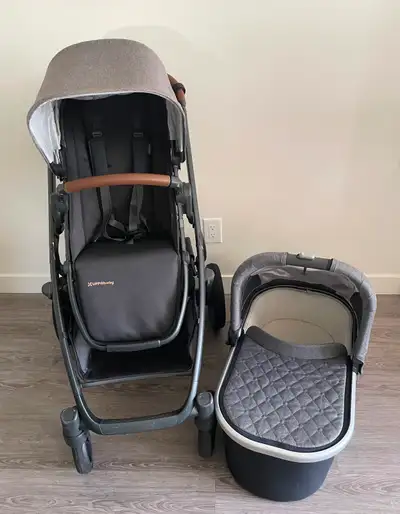 Uppababy Vista V2 with Toddler Seat, Bassinet and Accessories, View more