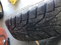 4 winter tires on rims