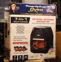 7 in 1. Power Air Fryer Oven. Rotisserie, Grill,  Bake etc