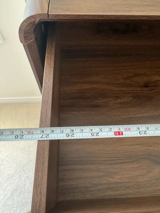 Modern Walnut 5-Drawer Dresser in Dressers & Wardrobes in Oakville / Halton Region - Image 4