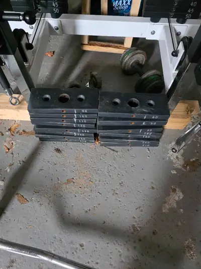 weight plates steel universal gym $100 for 10 plates, View more