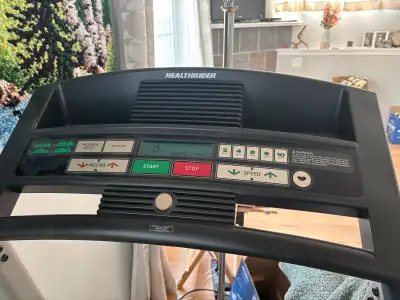 The treadmill is no longer being used but works great.