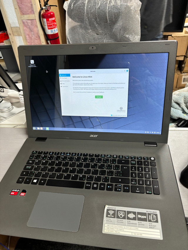 Acer Aspire E (E5-722) - 49HD Specs in Laptops in Cambridge