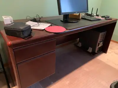 Pair of Cherry Wood desks, View more