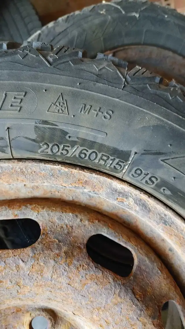 Winter Tires with Rims 205 60 R15 in Tires & Rims in Guelph - Image 3