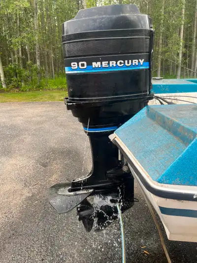 90 Hp Mercury Boat motor and Vanguard boat. Tower of Power. 1980 runs well. Included is controls and...
