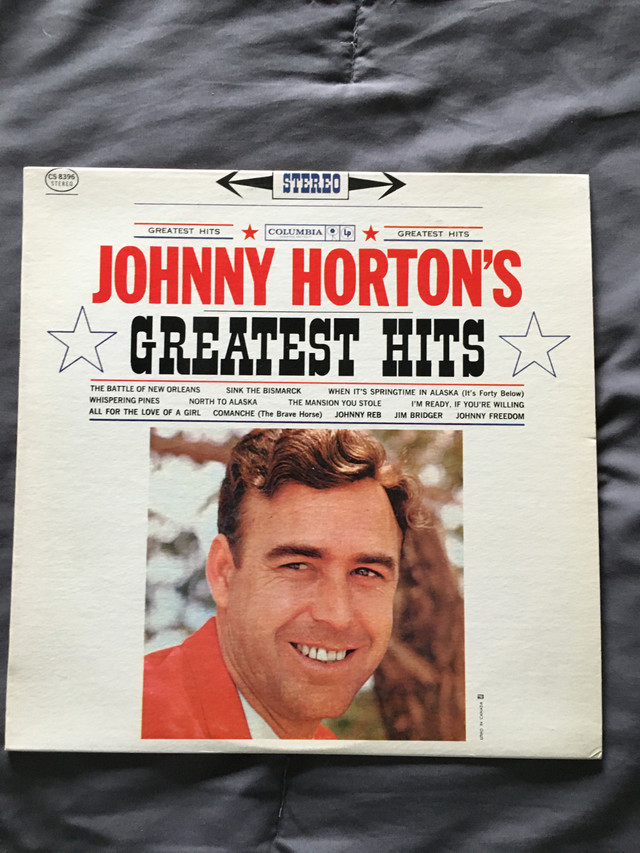 Johnny Horton's Greatest Hits Vinyl Record Album in CDs, DVDs & Blu-ray in Kitchener / Waterloo