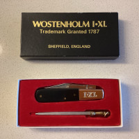 Vintage I*XL Wostenholm Bicentenary 1987 folding knife w/ steel