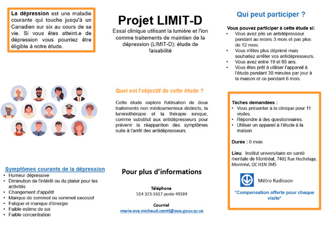Recherche en santé mentale: Participant.e.s recherché.e.s dans Autre  à Ville de Montréal - Image 2