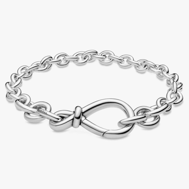 Authentic Pandora Chunky Infinity Knot Chain Bracelet in Jewellery & Watches in City of Toronto - Image 2