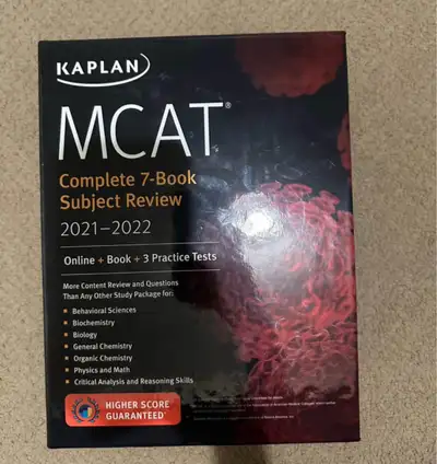 MCAT KAPLAN  BOOKS FOR SALE, View more