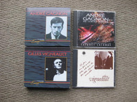 4 Coffrets CD - André Gagnon et Gilles Vigneault