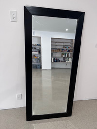 Black full length mirror