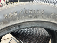 Pair of good year eagle RSA TIRES 245/45R20